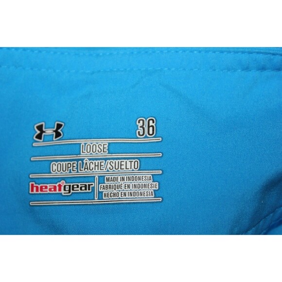 Under Armour Mania Boardshorts Blue Mens storm Drawstring Heatgear Sz 36 - Picture 9 of 9